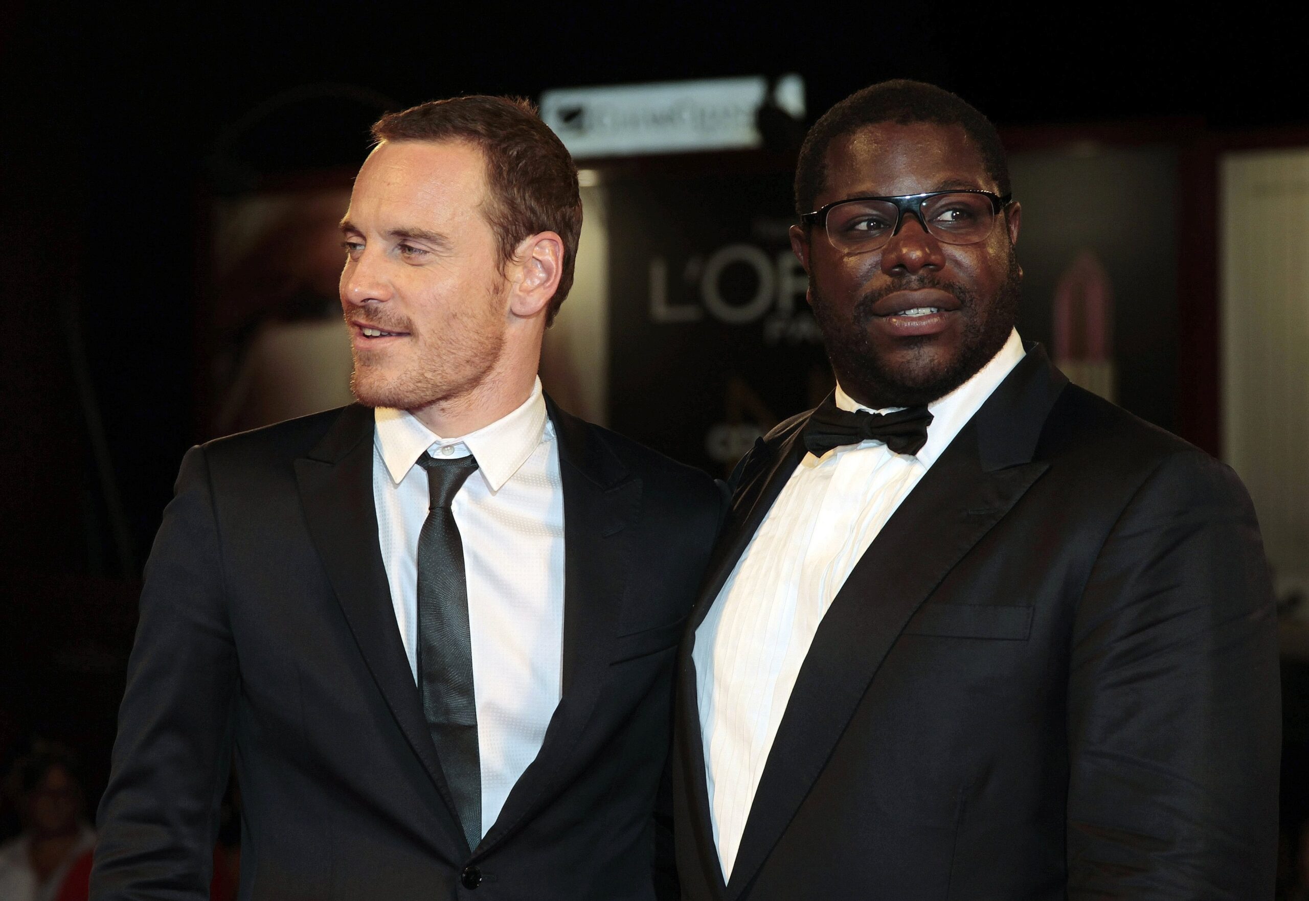... liefen Regisseur  Steve McQueen und Schauspielkollege Michael Fassbender auf. Einen gekonnten Auftritt...