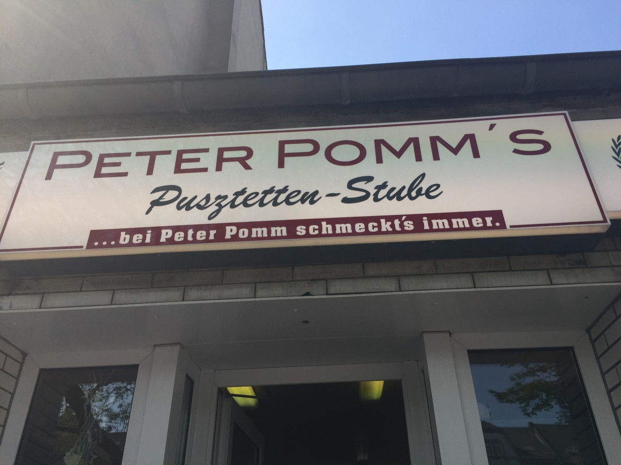 Peter Pomm's Puszetten-Stube...bei Peter Pomm schmeckt's immer.