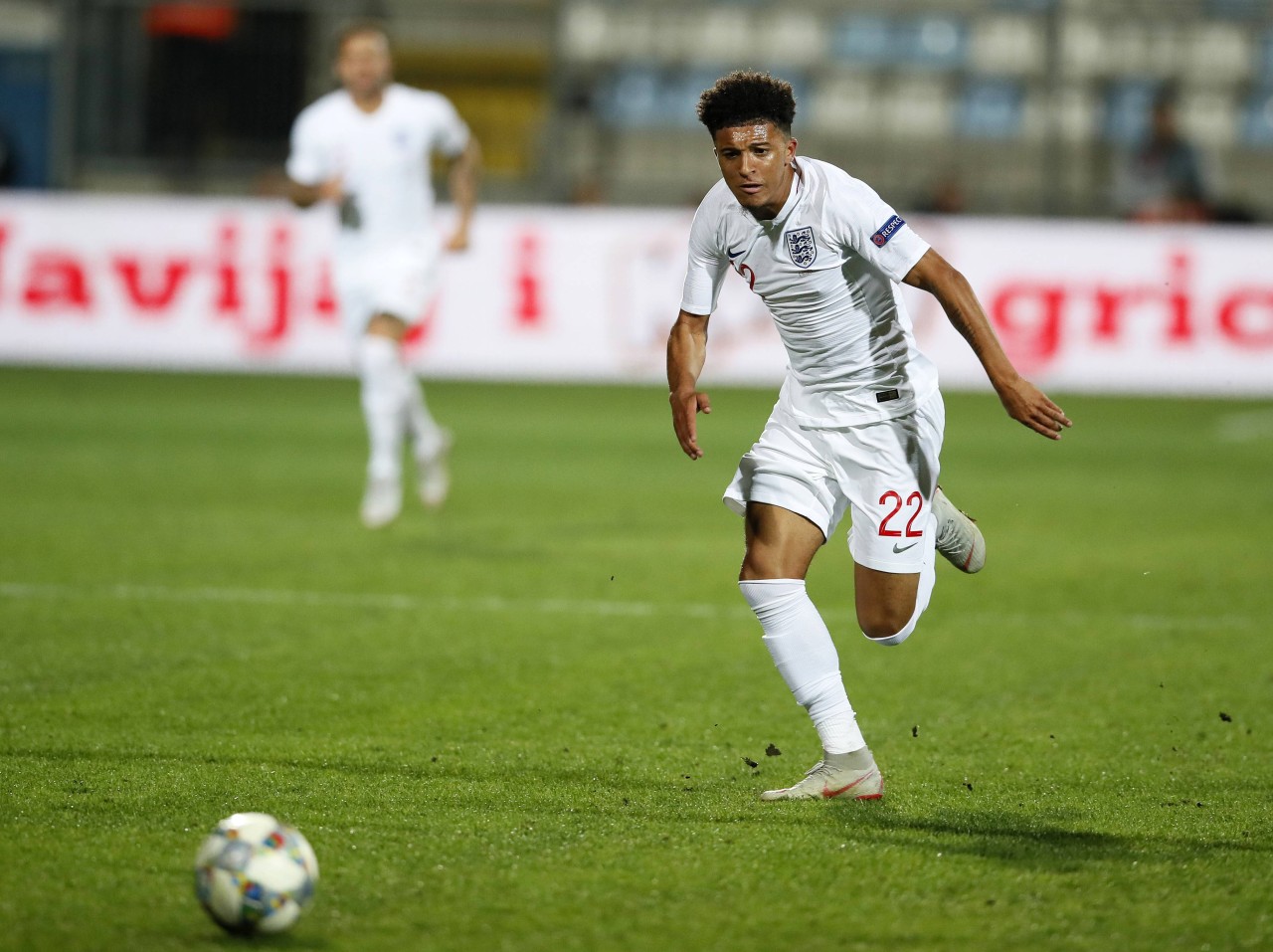 Jadon Sancho überzeugte in der englischen Nationalelf durch Schnelligkeit und Dribbelstärke.