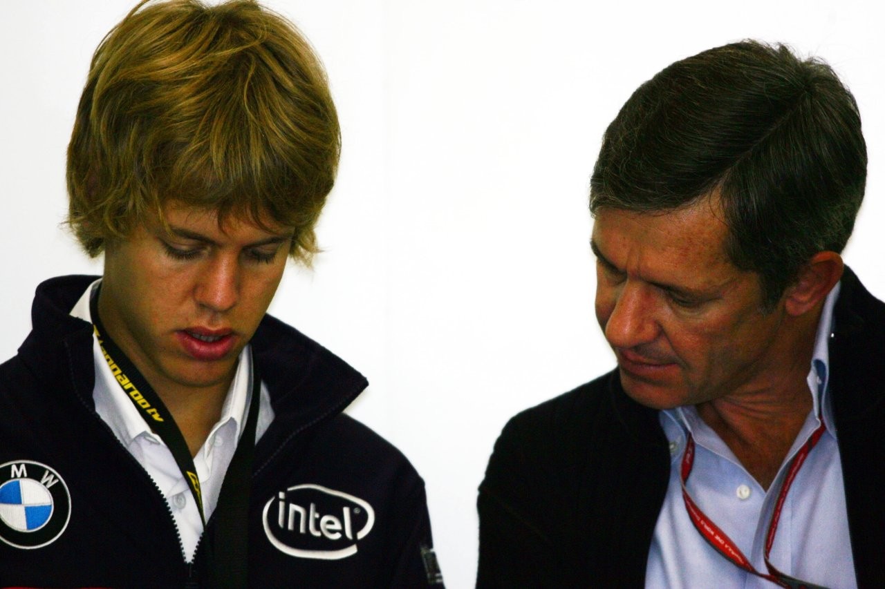 Der kleine Sebastian Vettel als 19-Jähriger in seiner ersten Formel-1-Saison 2006.