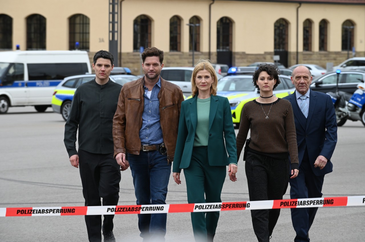 Die Ermittler der „SOKO Stuttgart“: Rico Sander, Jo Stoll, Martina Seiffert, Nele Becker, und Michael Kaiser.