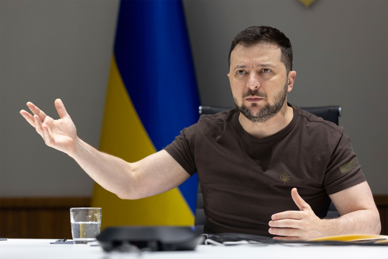 Wolodymyr Selenskyj, Präsident der Ukraine, denkt bereits darüber nach, wie er im nächsten Jahr den ESC ausrichten könnte. 