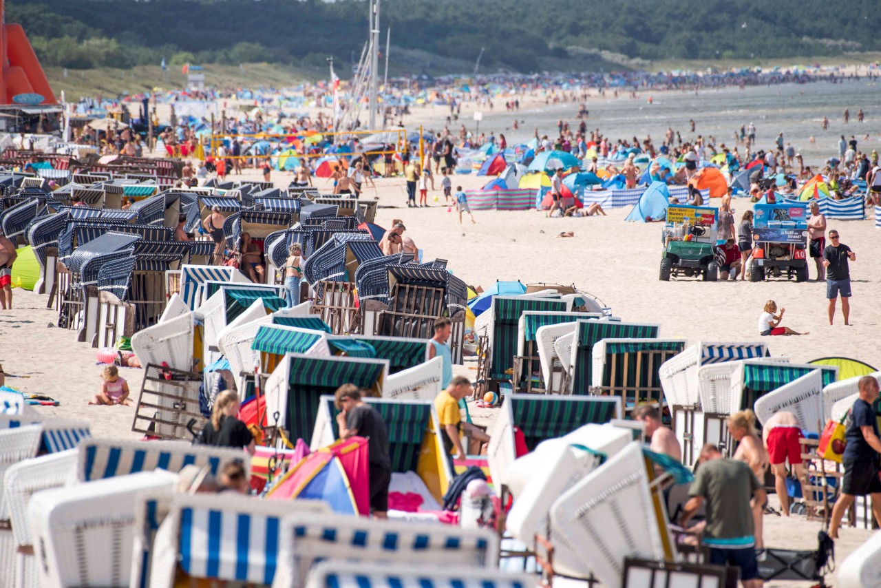 Auch in der vergangenen Woche war der Ostseestrand Zinnowitz gut besucht. 