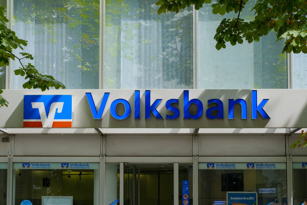 Eine Volksbank-Filiale.