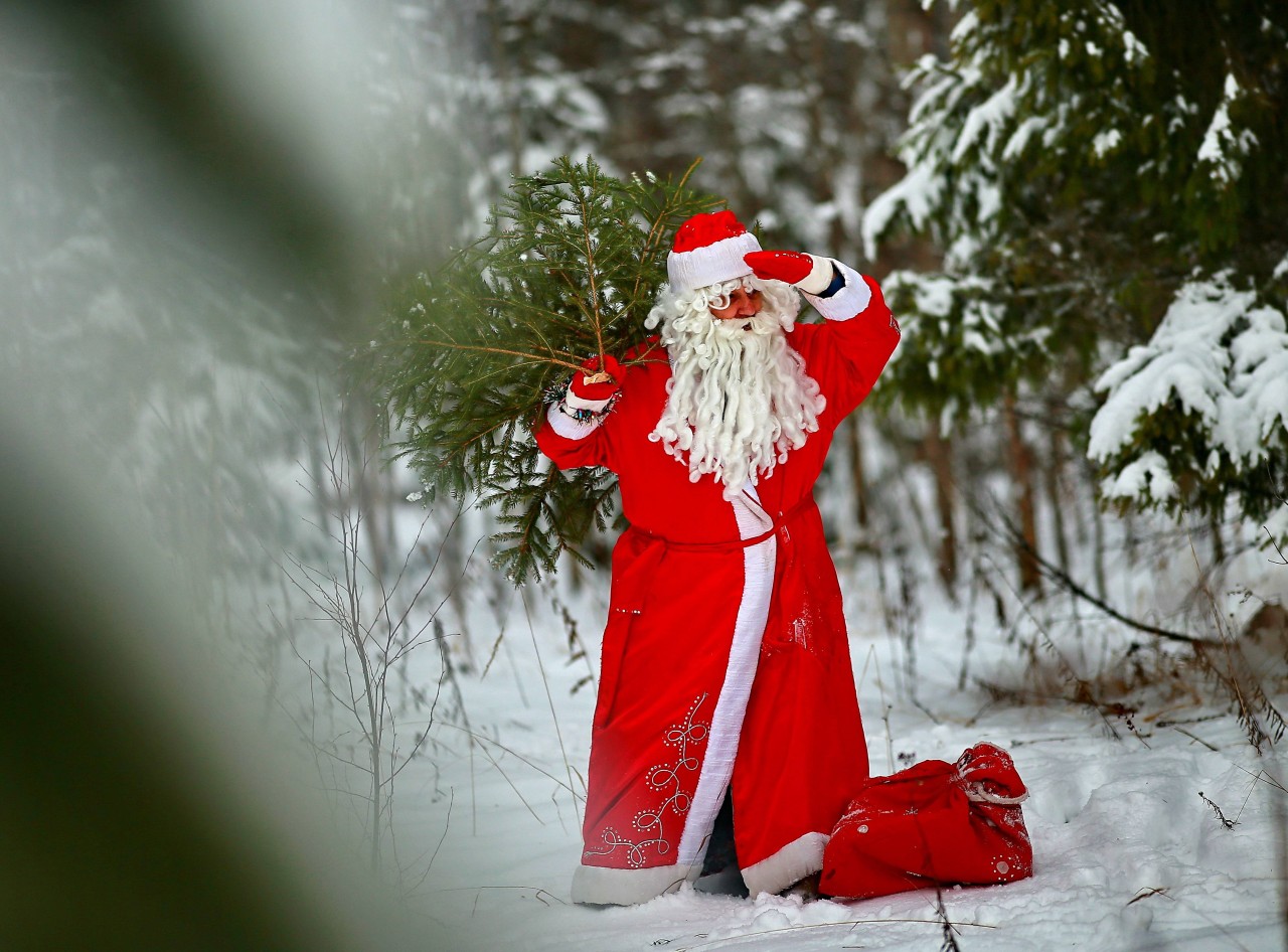 Hoffentlich findet der Weihnachtsmann in diesem Jahr den Weg.