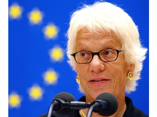 Hat ein Buch über den schrecklichen Verdacht geschrieben: Carla del Ponte, die ehemalige Chefanklägerin des Haager Kriegsverbrechertribunals für das ehemalige Jugoslawien. (Foto: afp)