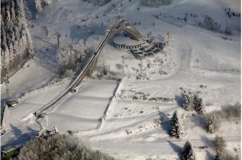 Sprungschanze Winterberg.