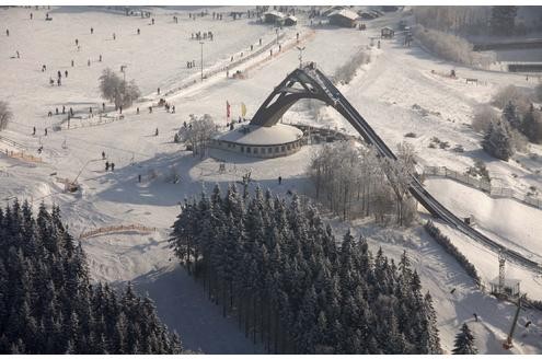 Sprungschanze Winterberg.