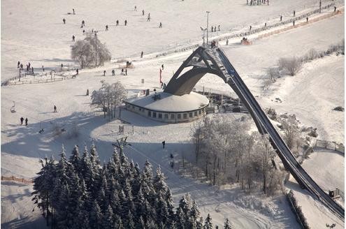 Sprungschanze Winterberg.