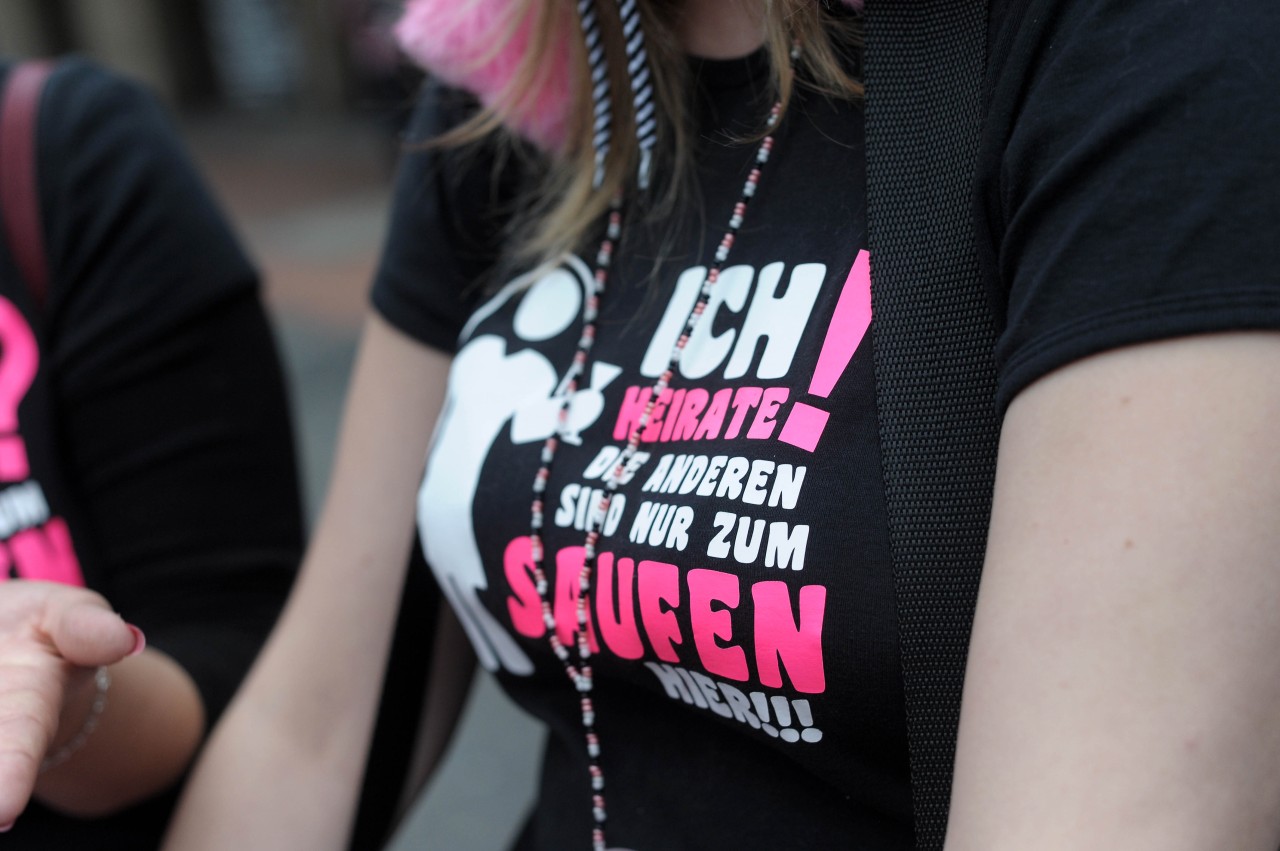 Immer ein Treffer: Das bedruckte T-Shirt.