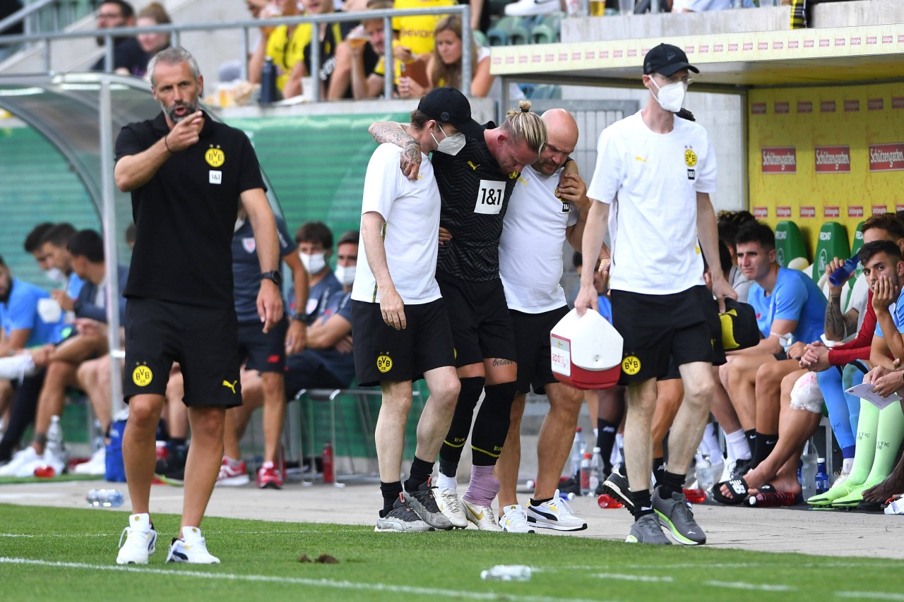 Auch Marius Wolf verletzte sich beim Testspiel gegen Athletic Bilbao.