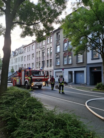 Einsatz an der Brackeler Straße. 