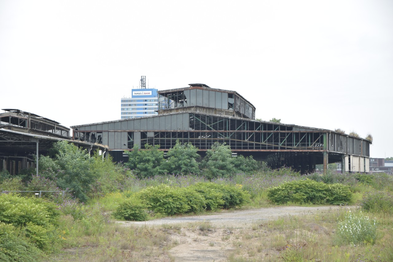 Der alte Güterbahnhof gammelt vor sich hin.