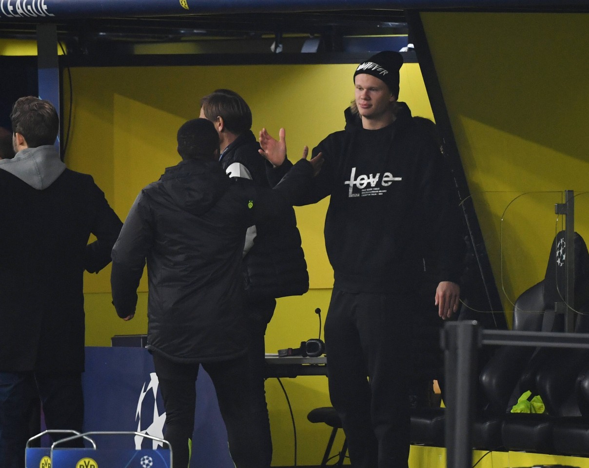 Erling Haaland muss beim BVB weiterhin nur zuschauen.