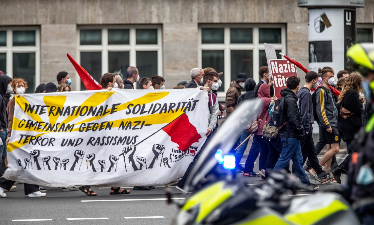 In Dortmund-Dorstfeld kam es auf einer Demonstration zu einem Zwischenfall.