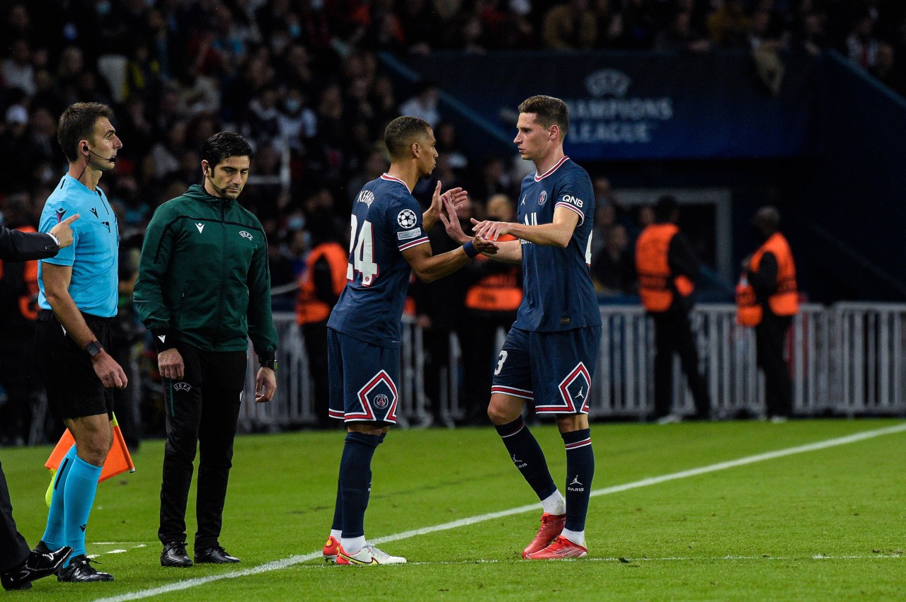 Julian Draxler und Thilo Kehrer (l.) stehen vor dem Aus bei PSG.