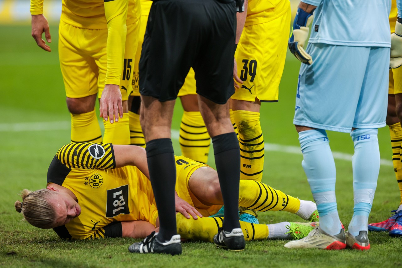 Schock für den BVB! Erling Haaland muss behandelt werden.