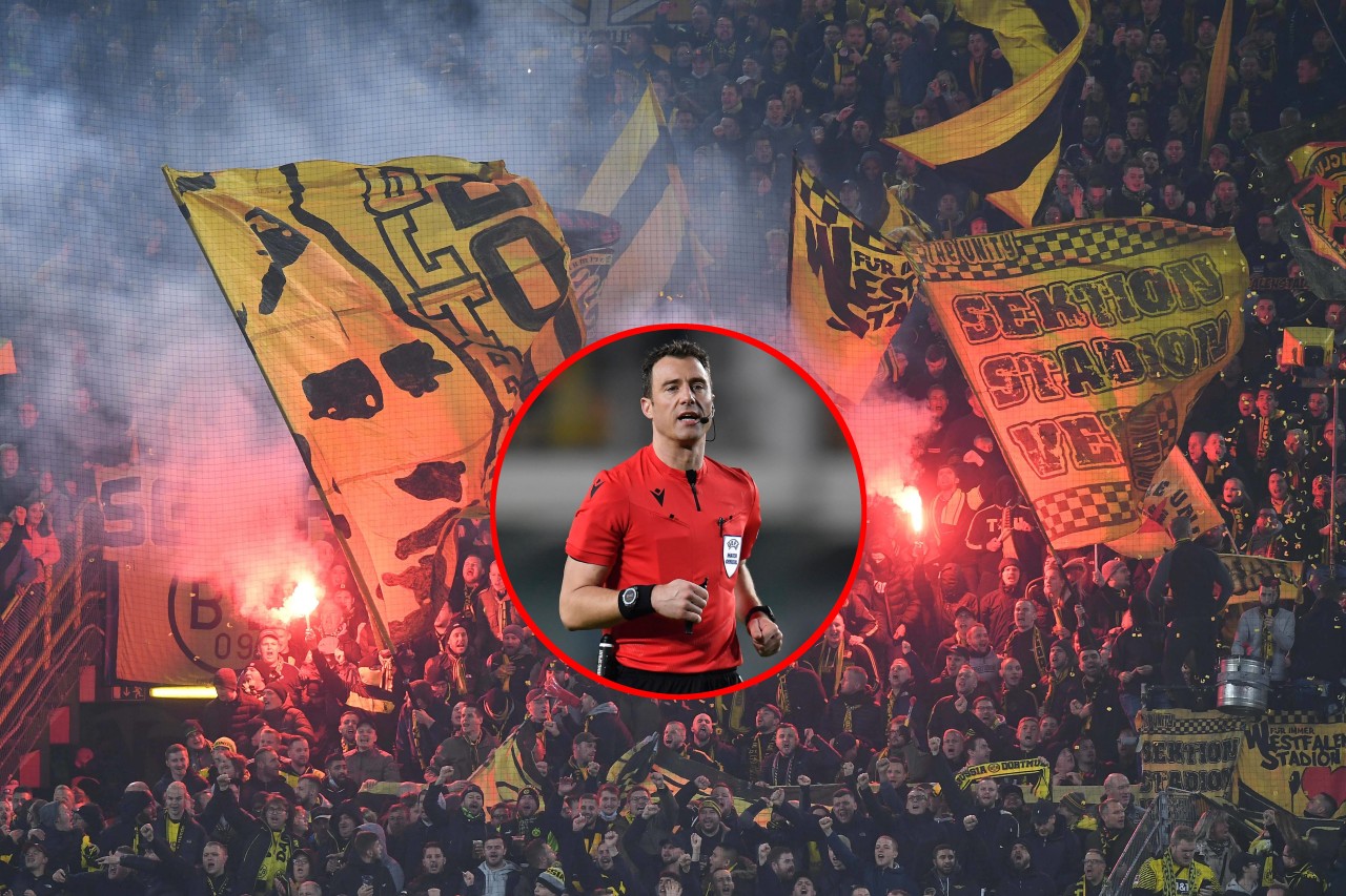 Das ER die Partie leitet, gefällt einigen BVB Fans gar nicht.