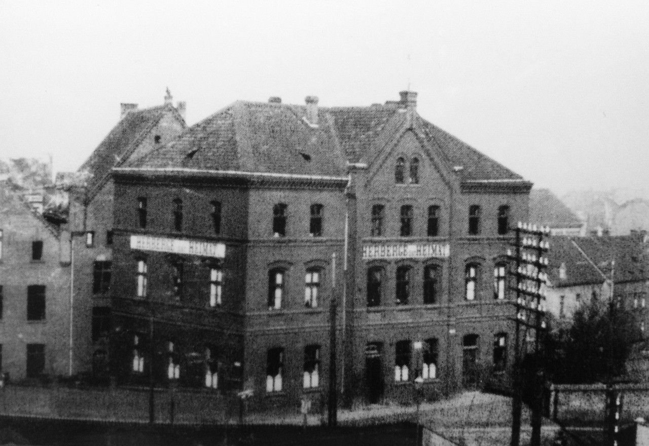 Das Hauptzollamt Dortmund 1910 in der Kapellenstraße.
