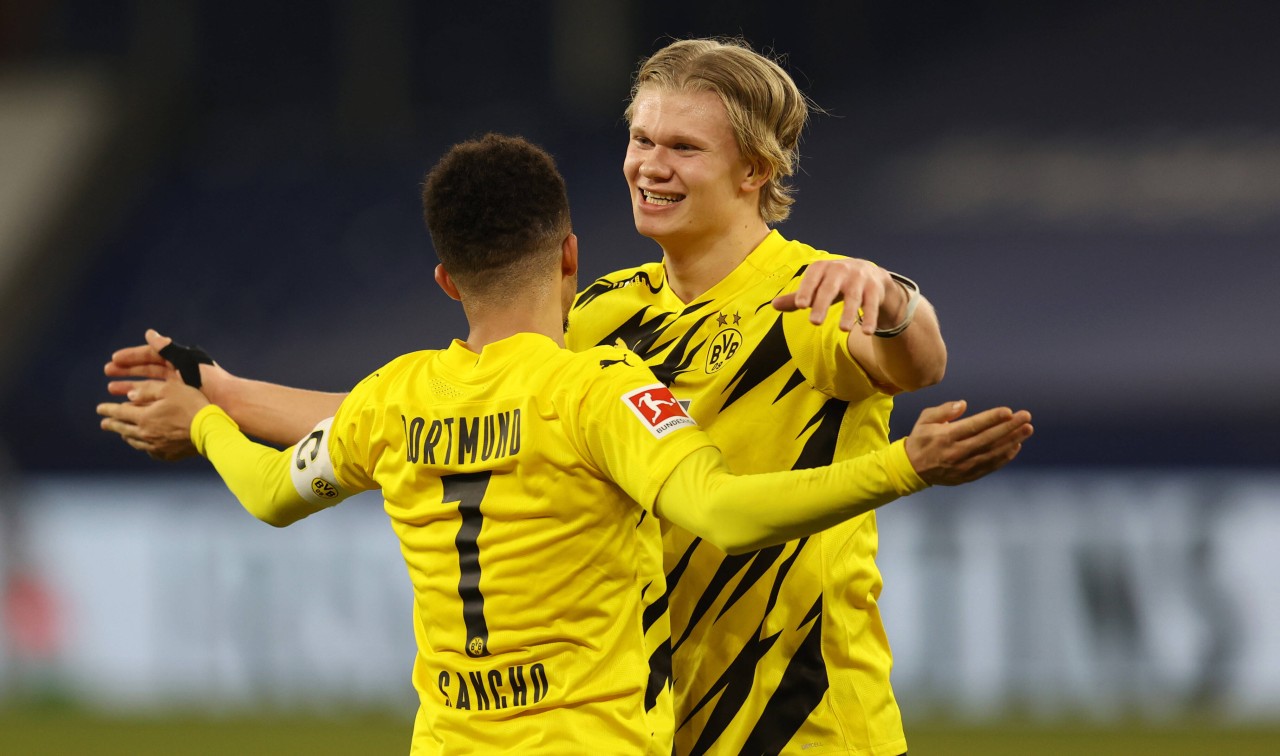 Jadon Sancho verlässt den BVB - jetzt meldet sich Erling Haaland zu Wort.