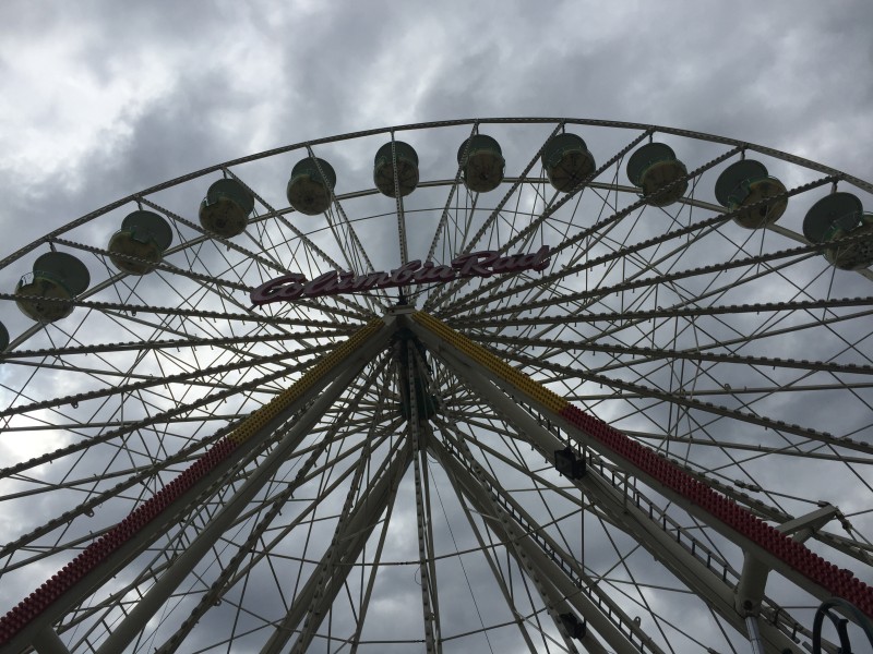 Das Riesenrad der Beecker Kirmes.