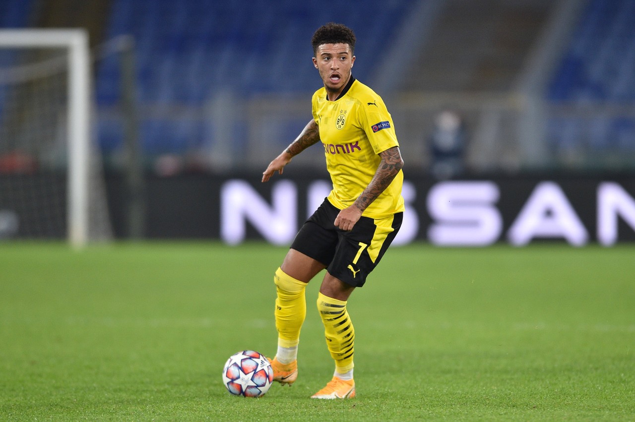 Jadon Sancho verpasst das Rückspiel gegen Manchester City.