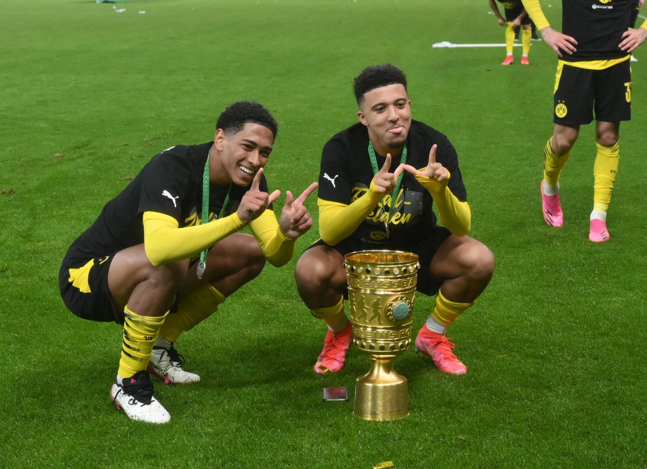 Jadon Sancho holte mit dem BVB im Mai den DFB-Pokal.