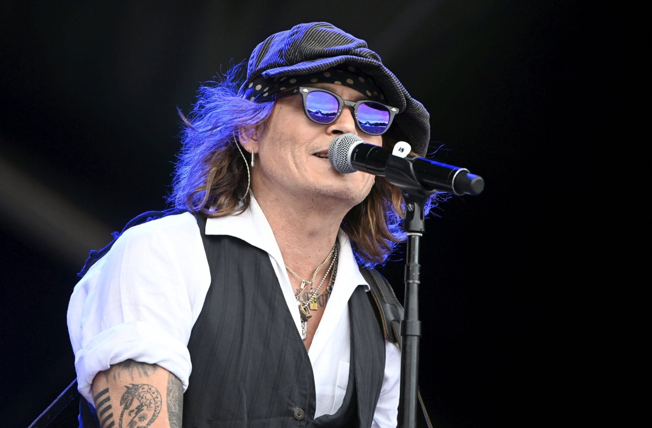 Johnny Depp kommt nach Oberhausen für ein Konzert. (Archivbild)