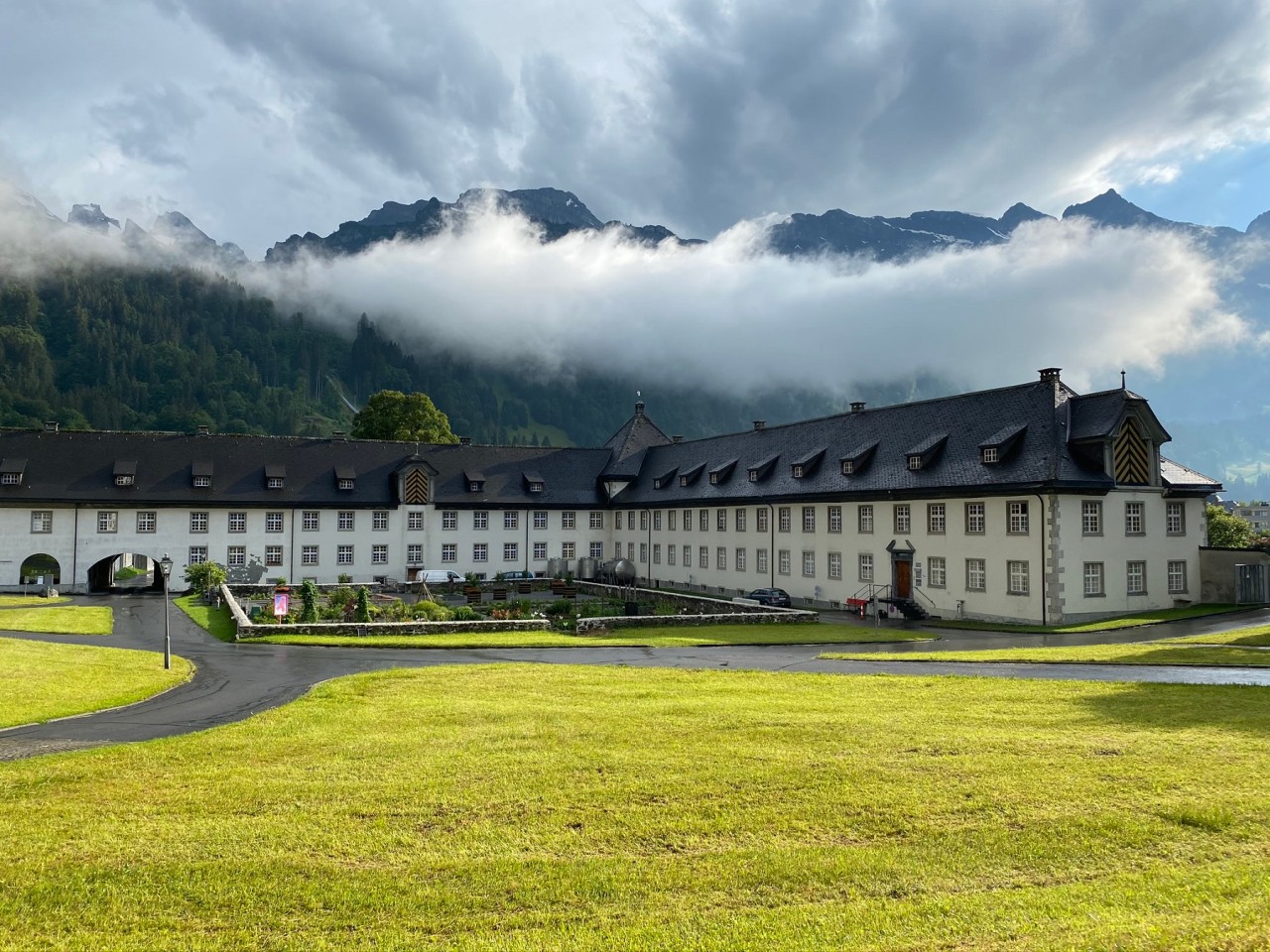 Das Kloster Engelberg kann auch besichtigt werden. 