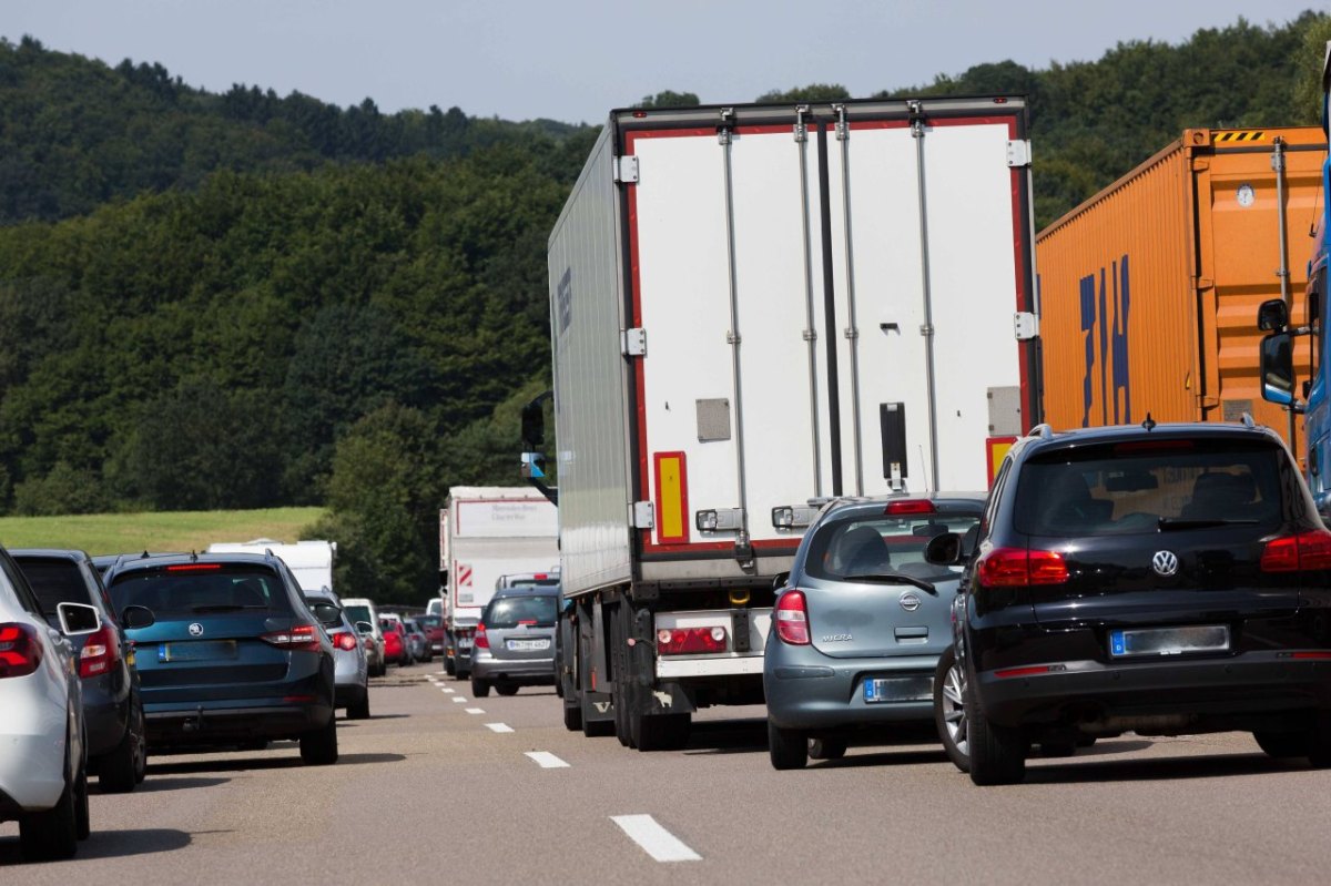 Lkw Sattelschlepper Unfall Autobahn