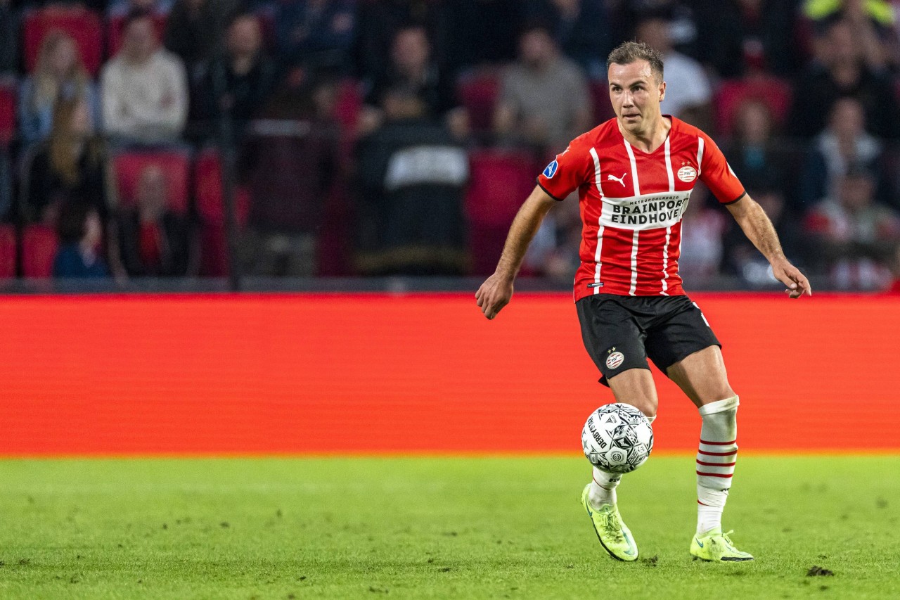 Mario Götze könnte mit PSV Eindhoven den Einzug in die Champions League schaffen.