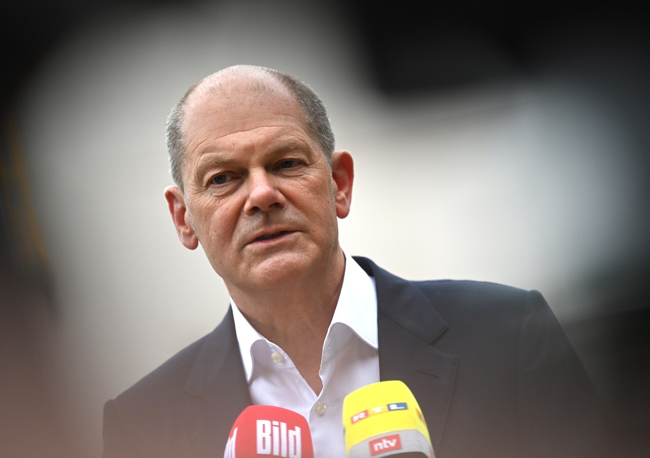 Olaf Scholz findet deutliche Worte für seine Kontrahenten.