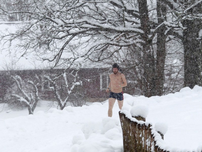 Rund 600 Menschen haben am Sonntag am vierten Europäischen Sauna-Marathon in Estland teilgenommen. 