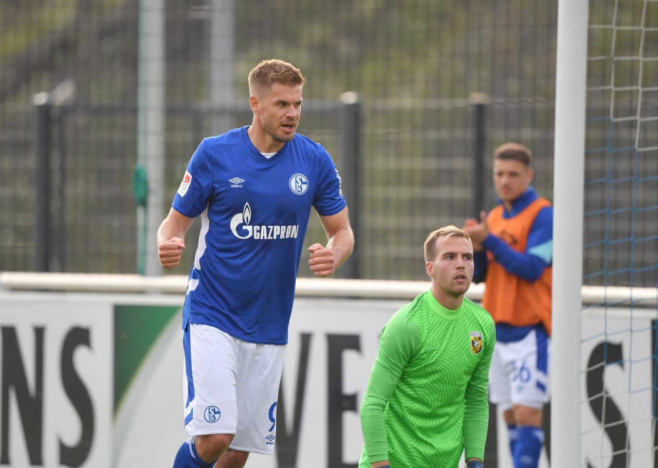 Simon Terodde trifft gegen Arnheim.