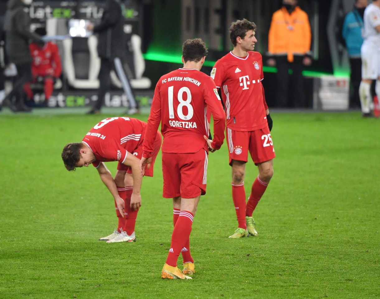 Setzt Jogi Löw bei der EM auf das bewährte Bayern-Mittelfeld um Kimmich, Goretzka und Müller (v.l.n.r.)?