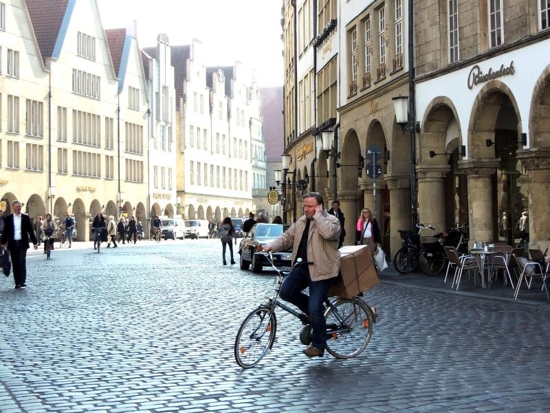 "Tatort"-Dreh in Münster: Auf den Spuren der beliebten Krimiserie gibt es verschiedene geführte Spaziergänge durch Münster.
