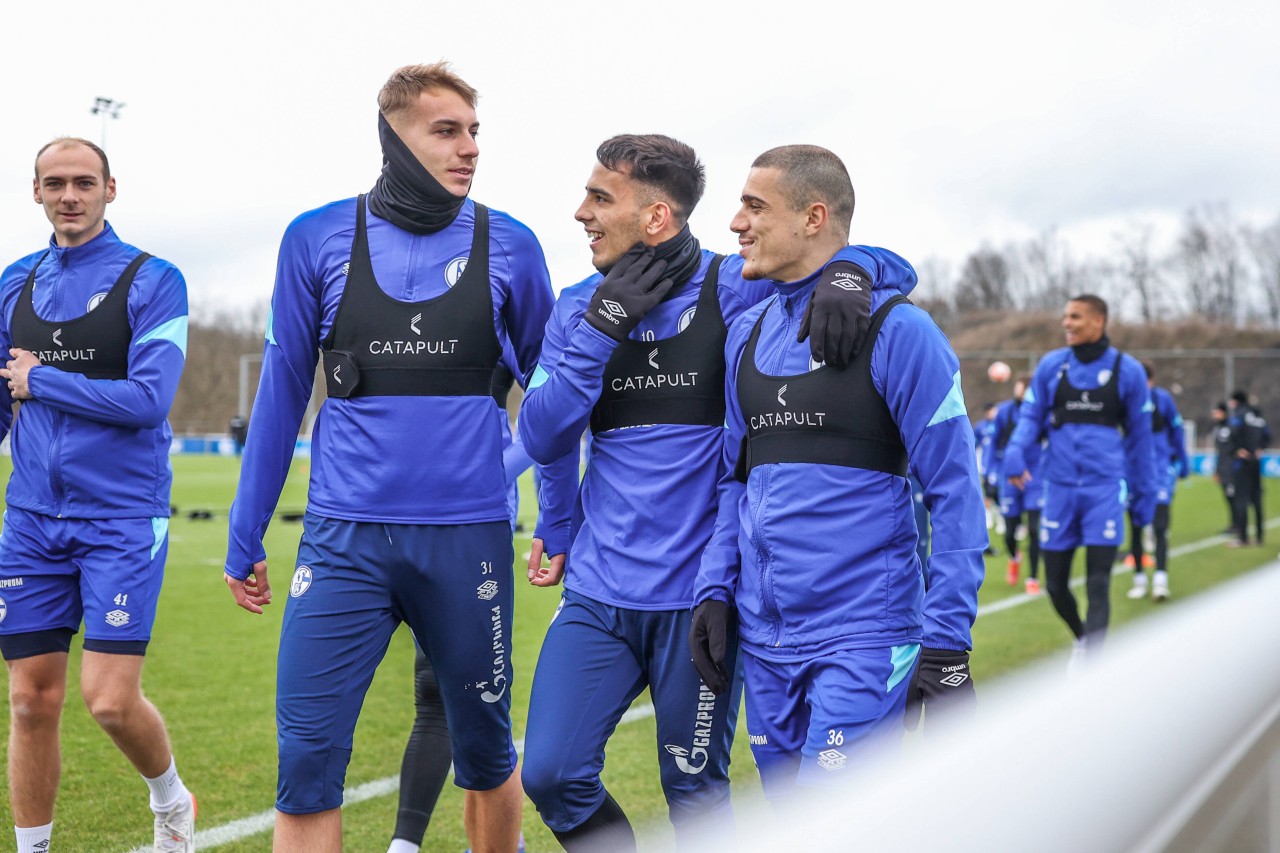 Timo Becker ist zurück im Training der Schalke-Profis.