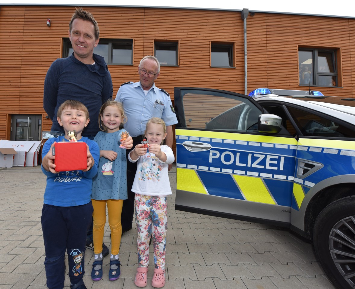 Die Freude über die verloren geglaubte Tonie-Box ist gewaltig bei den Kita-Kindern.