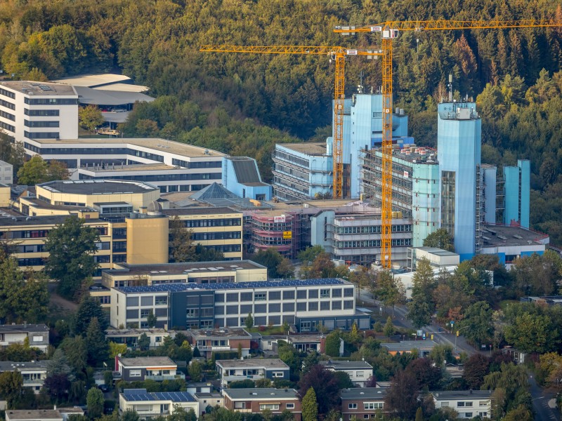 Immerhin schön gelegen: Die zweitplatzierte Universität Siegen.