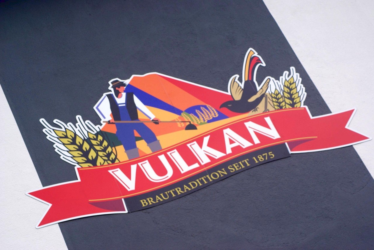 Das "Vulkan"-Bier aus Mendig.