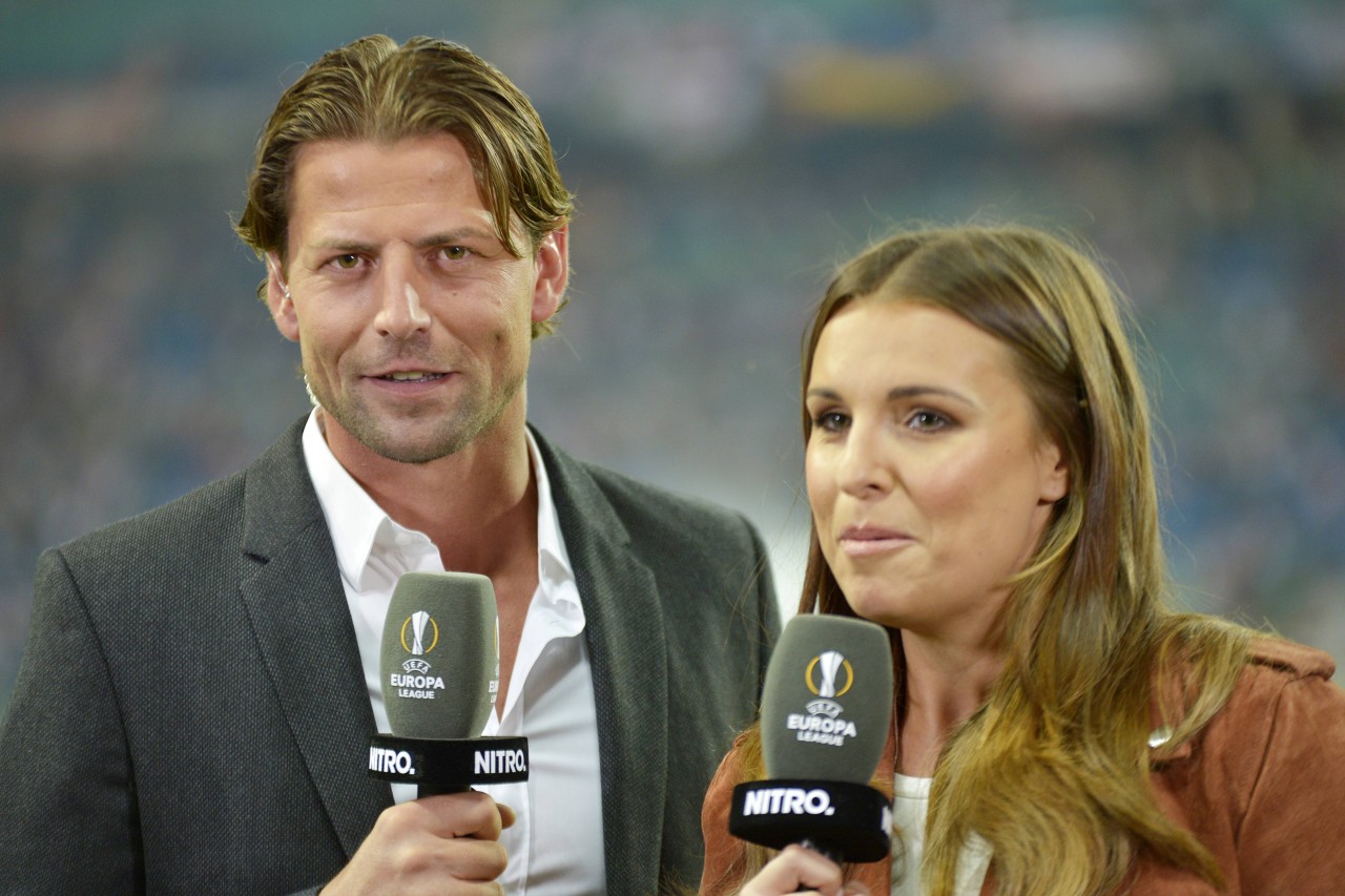 Borussia Dortmund: Drei Jahre lang moderierte Roman Weidenfeller an der Seite von Laura Wontorra die Spiele der Europa League. 