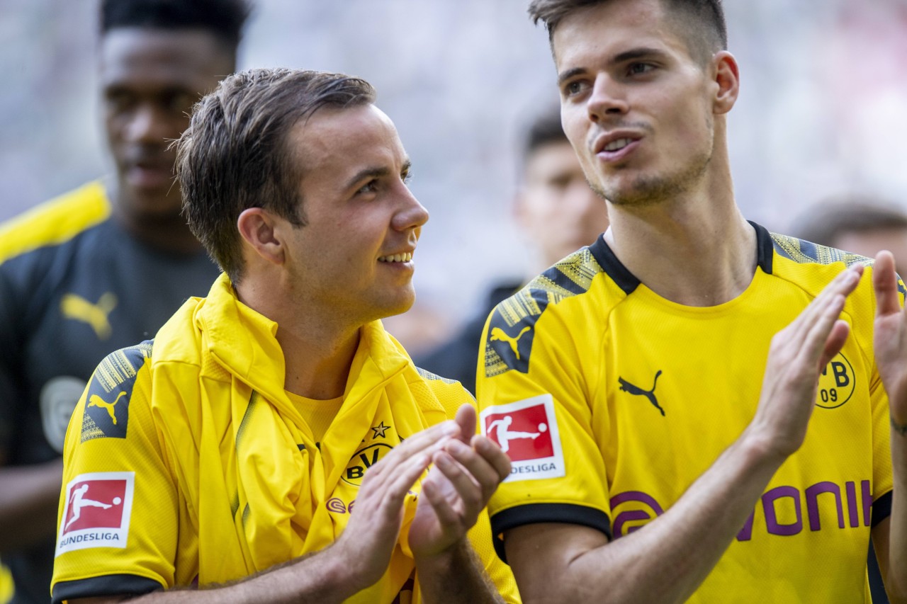 Macht es Julian Weigl (rechts) schon bald Ex-Kollege Mario Götze (links) gleich? 