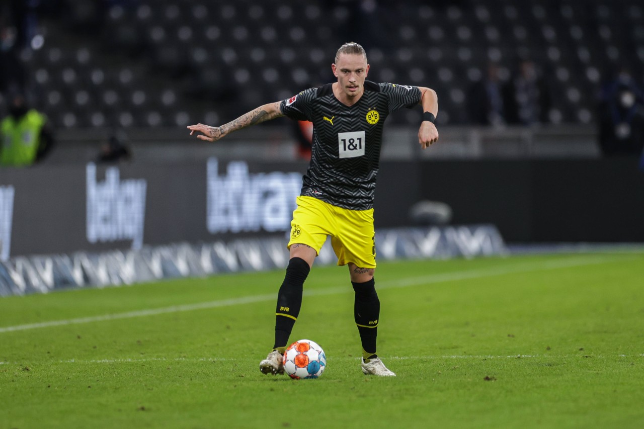 Marius Wolf bei der BVB-Niederlage in Berlin.