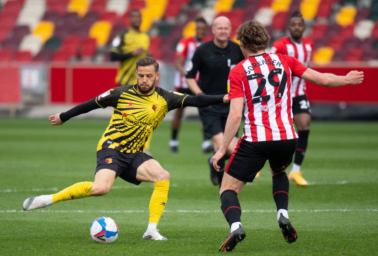 Philip Zinckernagel im Einsatz für Watford. 