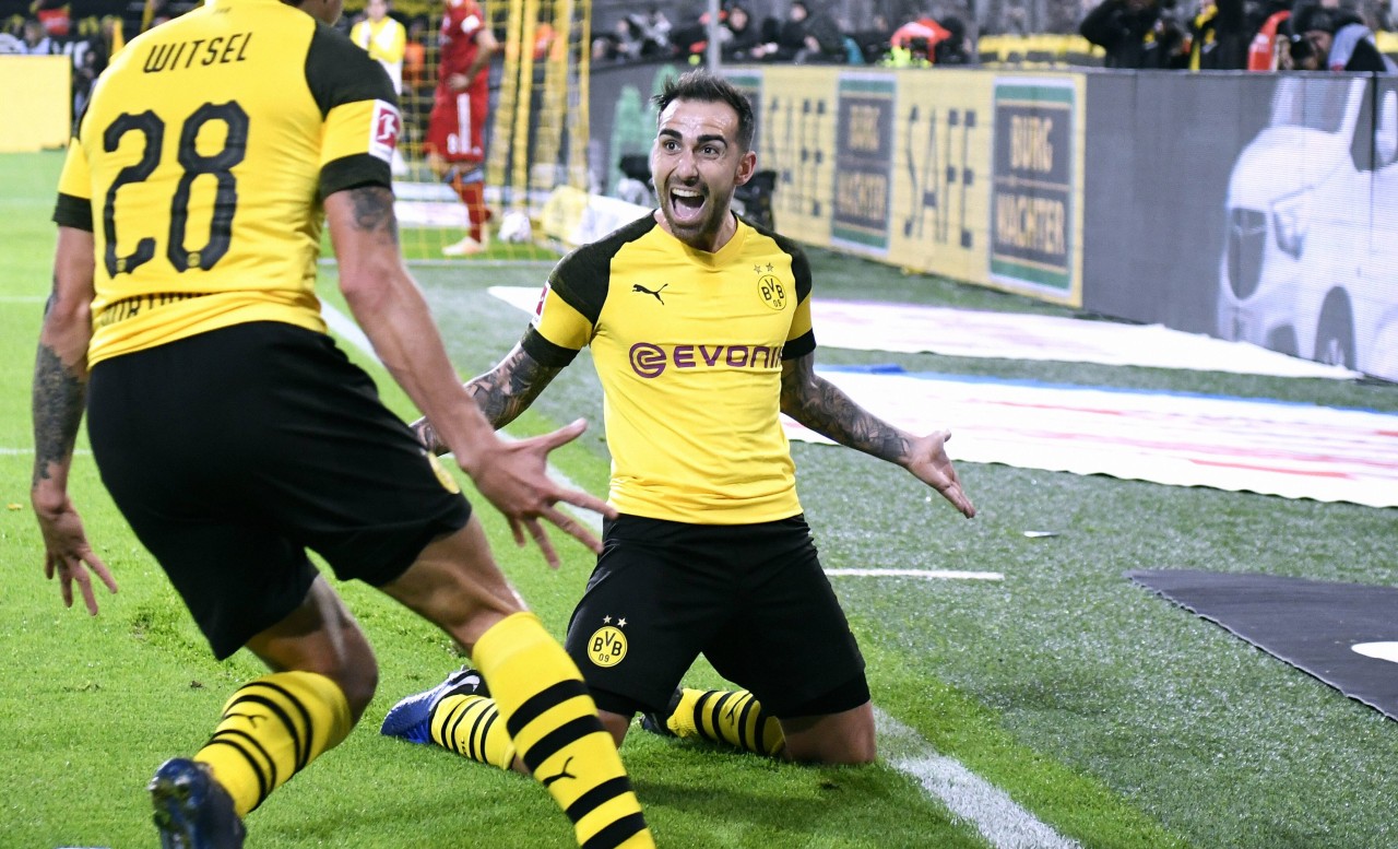 Paco Alcacer schoss den BVB im Hinspiel zum Sieg.