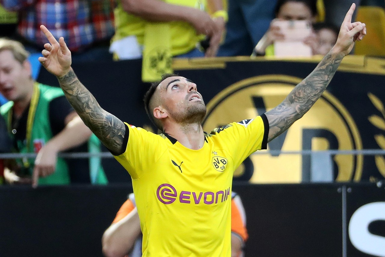 Bei Borussia Dortmund durfte Paco Alcacer noch jubeln.