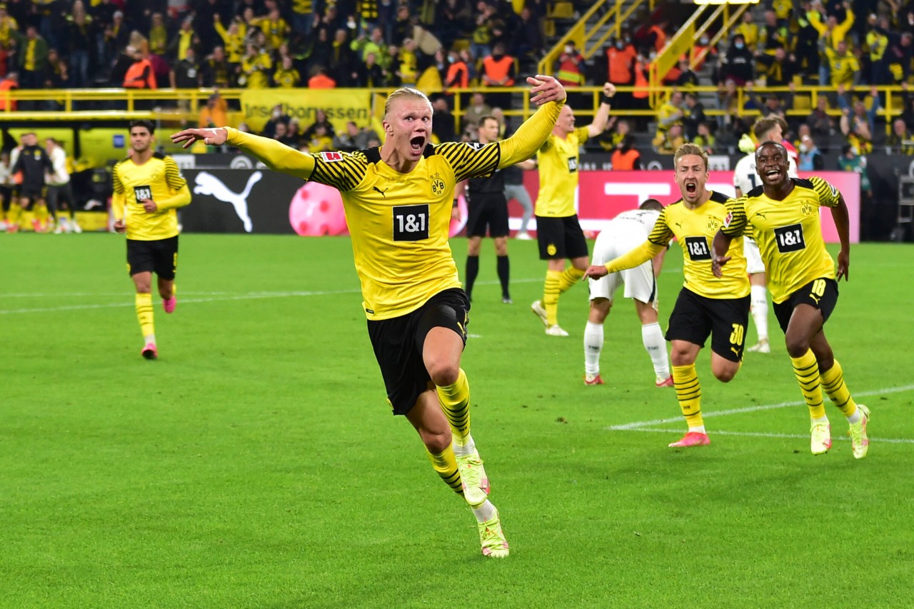 Borussia Dortmund - 1899 Hoffenheim: Erling Haaland entschied das Spiel in der Nachspielzeit.