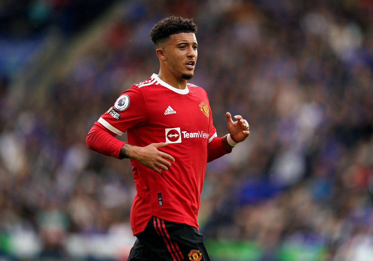 Jadon Sancho kommt bei ManUnited nicht in Fahrt.