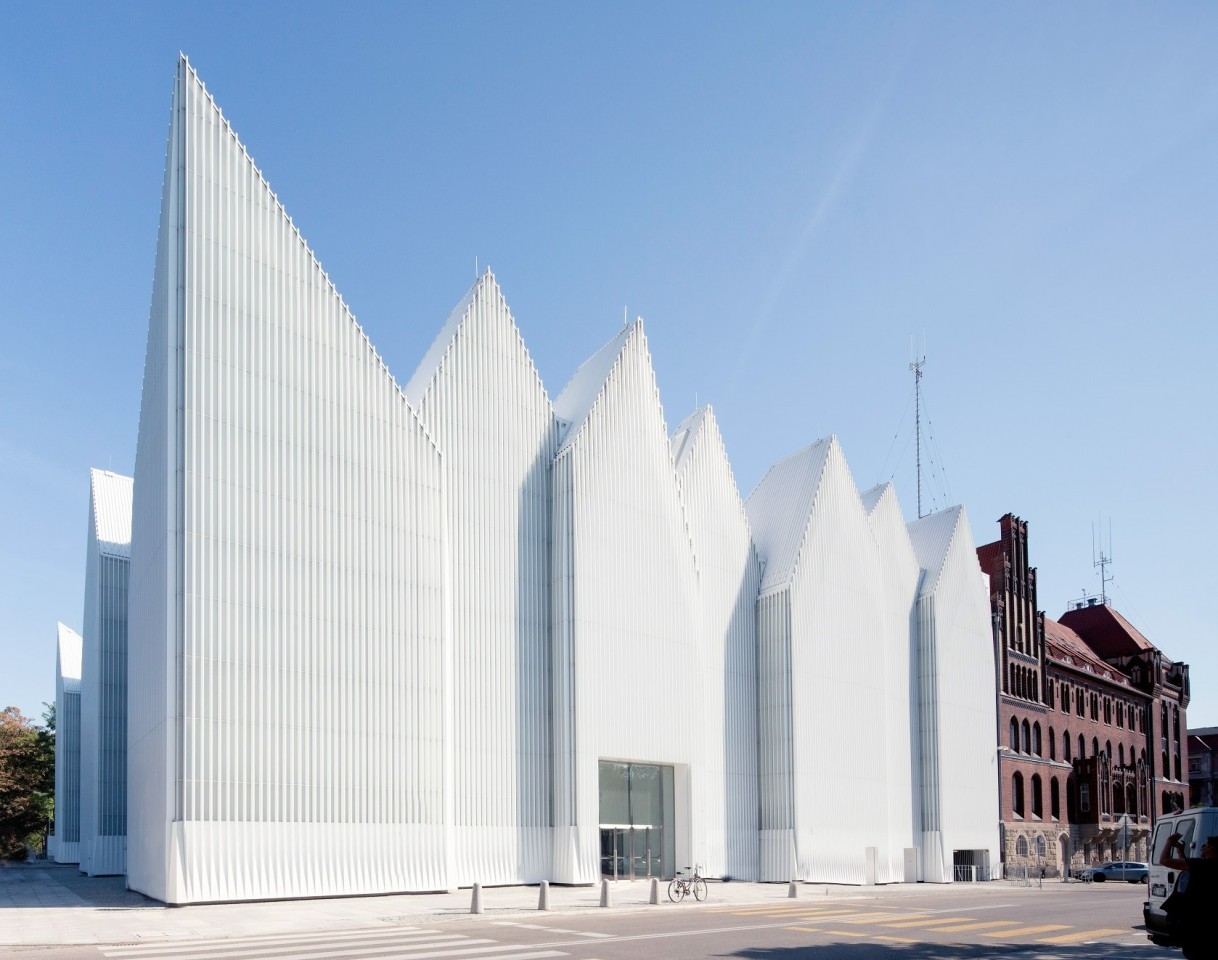 Die preisgekrönte Philharmonie ist ein architektonisches  Juwel.