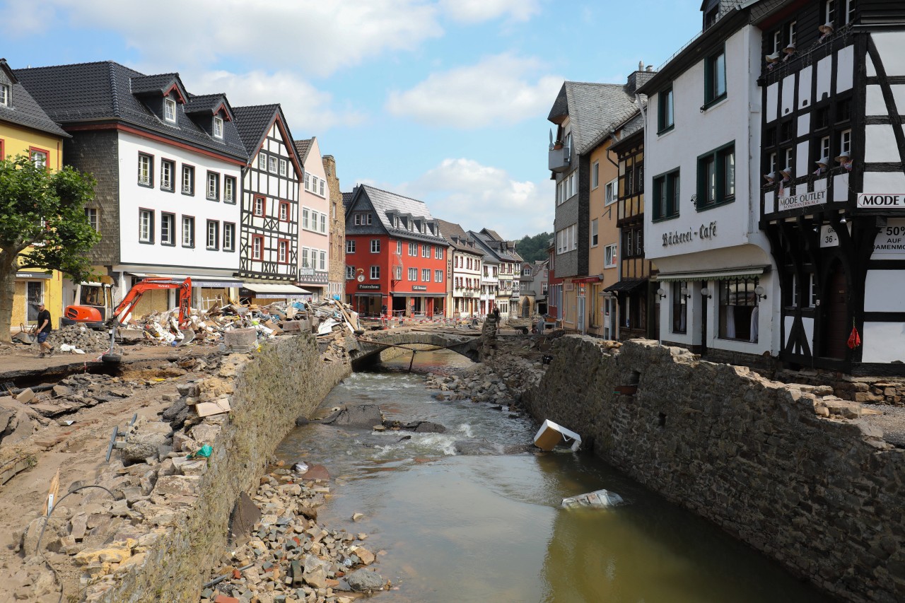 Die Flut-Katastrophe traf Bad Münstereifel besonders schlimm.